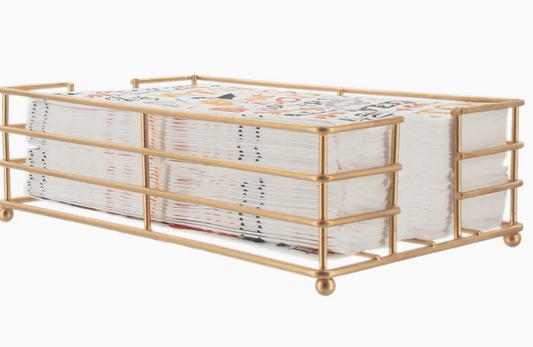 Guest Towel Caddy Gold