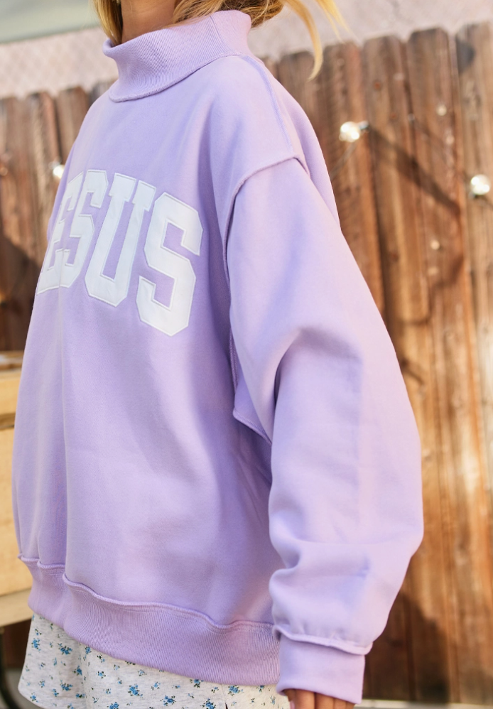 Jesus Mockneck Sweatshirt