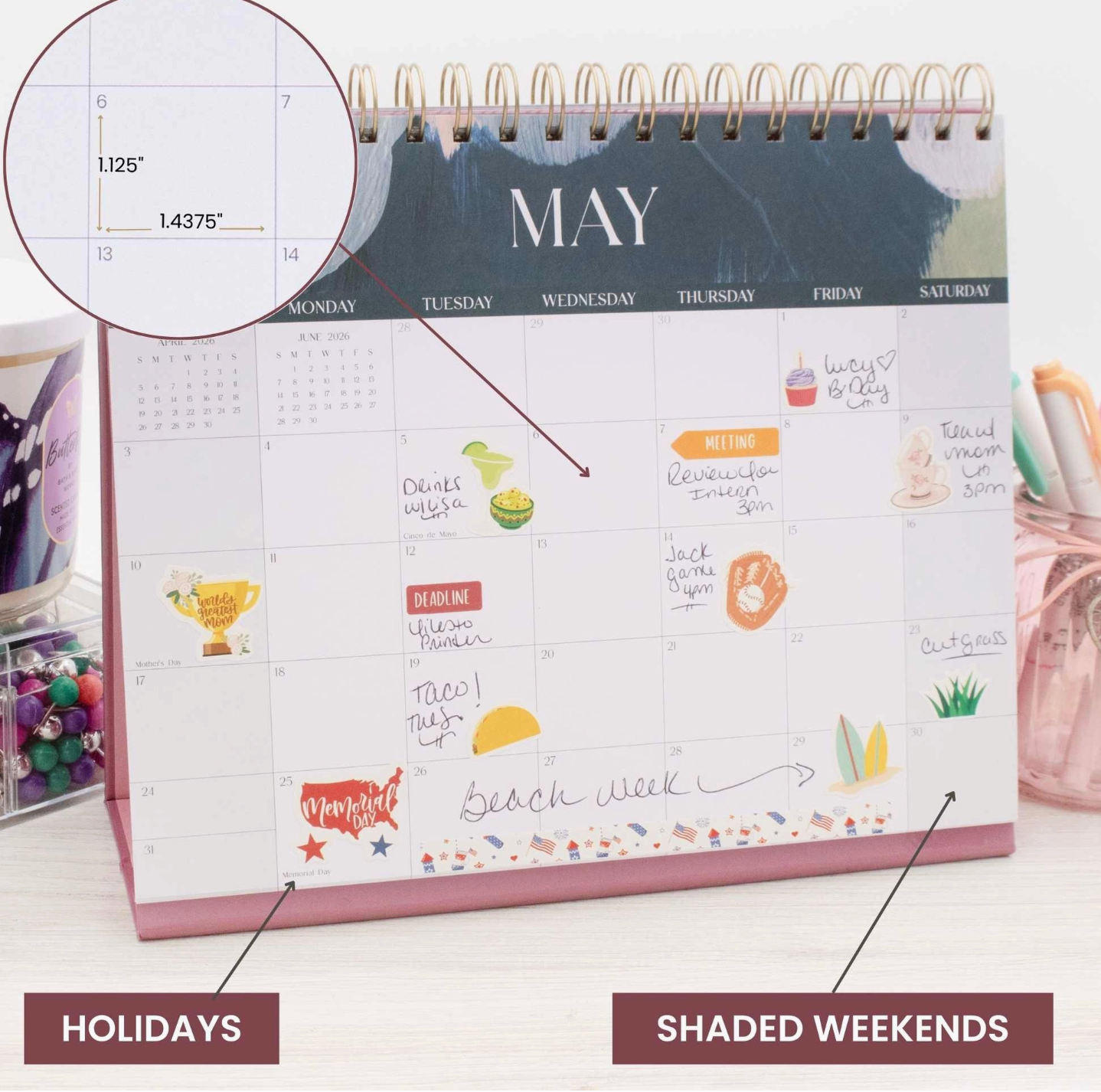 2026-2027 Flip Desk Calendar