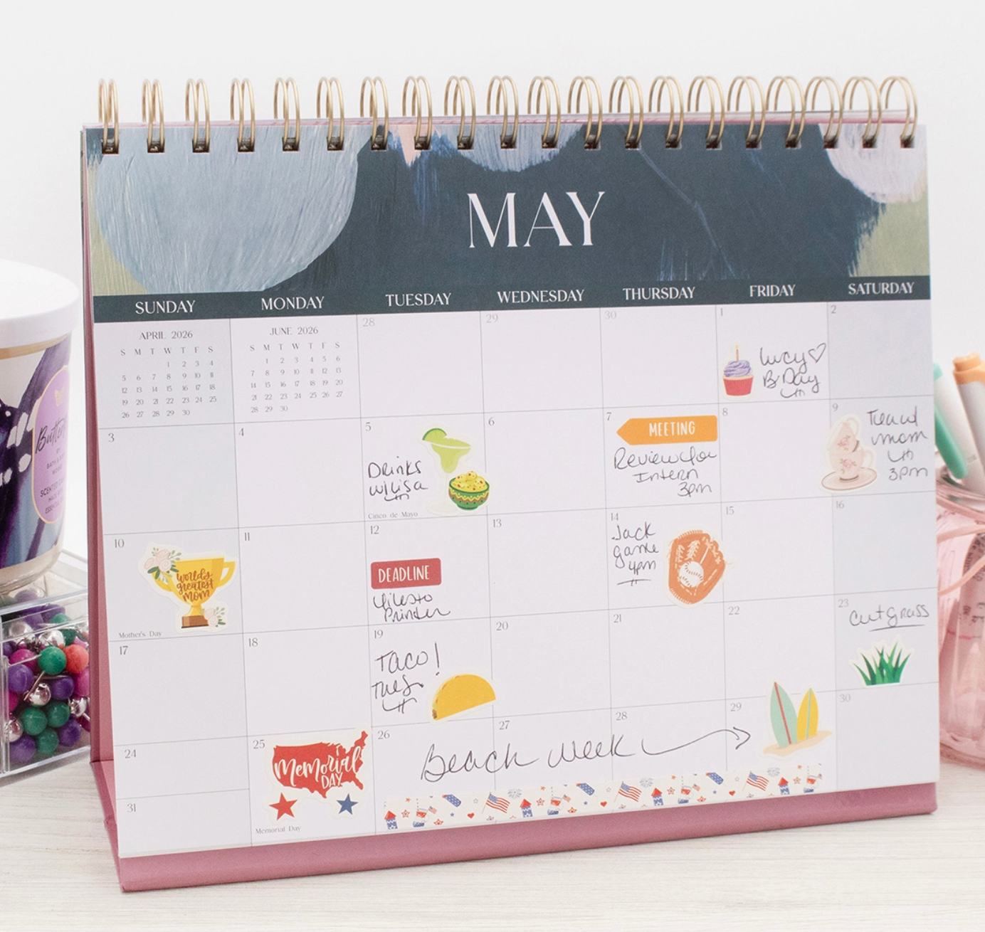 2026-2027 Flip Desk Calendar