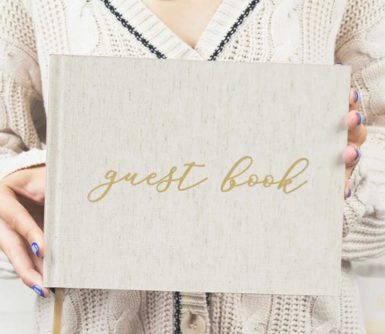 Linen Guest Book