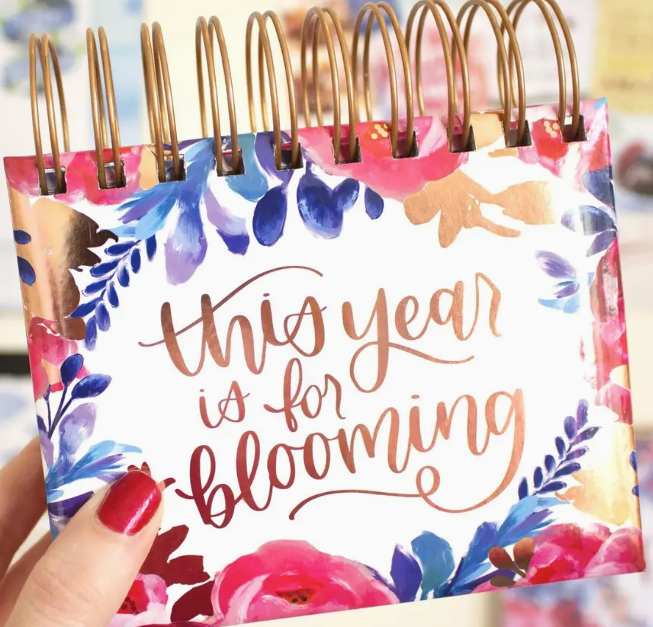 This Year is for Blooming Daily Desk Easel