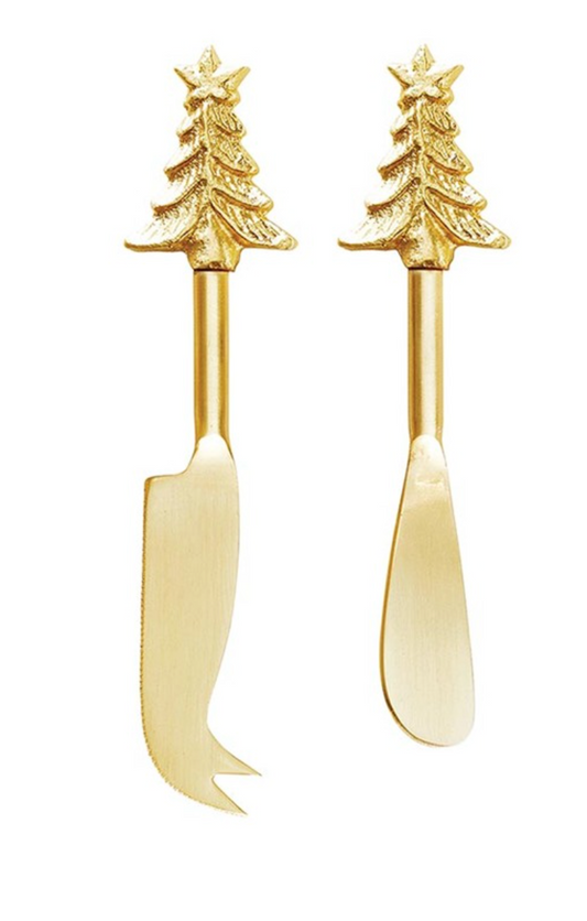 Tree Cheese Knives Set of 2
