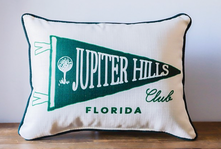 Back Acres Pennant Golf Club Pillow