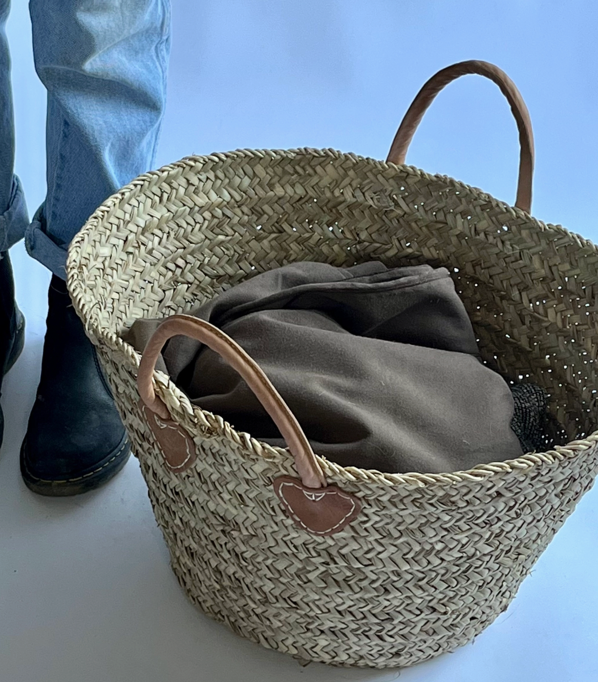 Woven Wide Basket