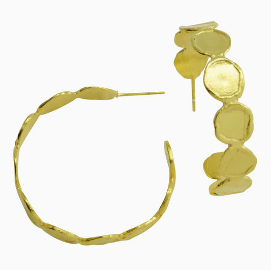 Coins Hoop Earring