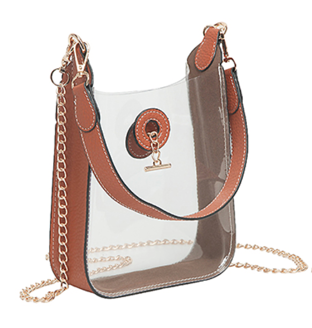 Rectangle Mini Clear Crossbody Bag
