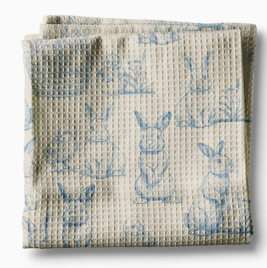 Easter Bunny Rabbit Kitchen Towel