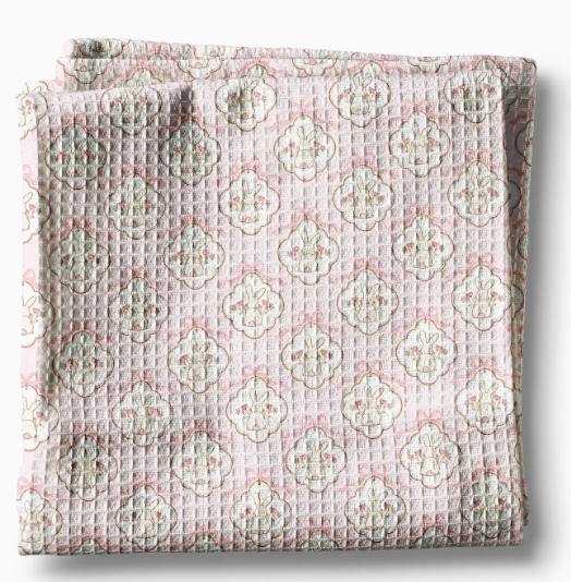 Bunny Rabbit Grandmillenial Kitchen Towel
