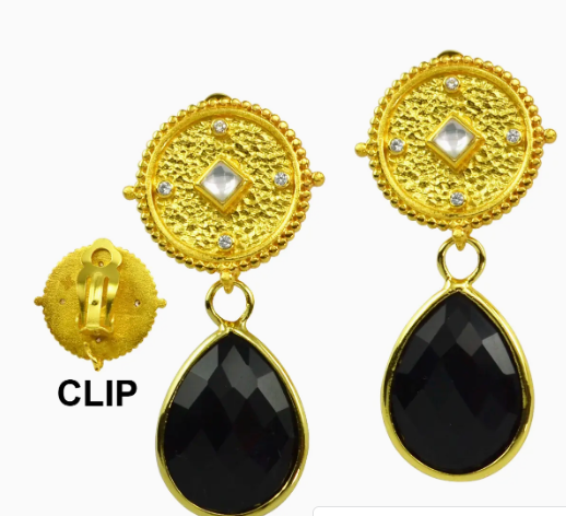 Charleston Clip Earrings
