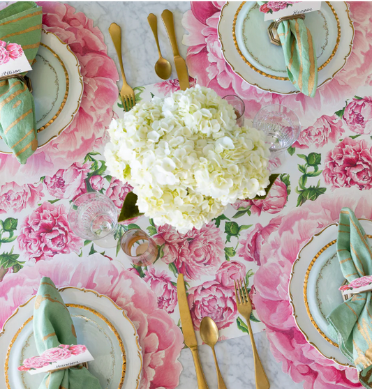 Peonies in Bloom Table Runner