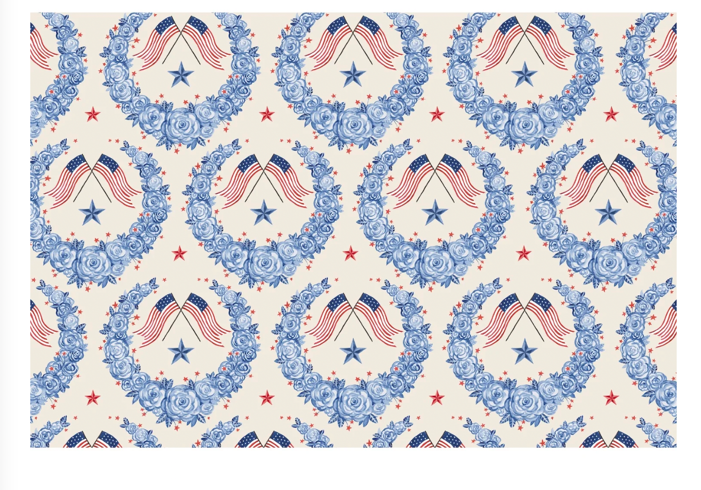 American Floral Placemat
