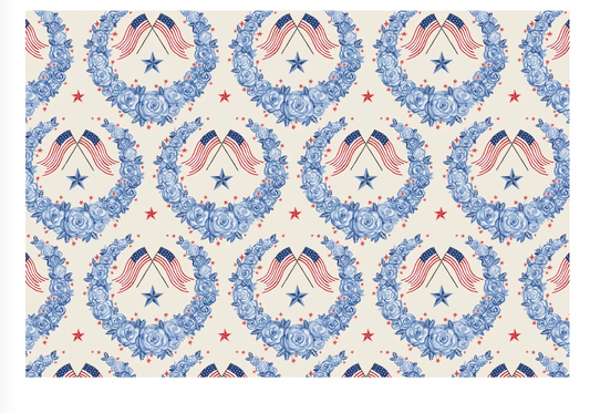 American Floral Placemat