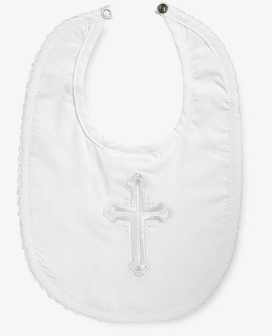 Baby Boy Christening Bib