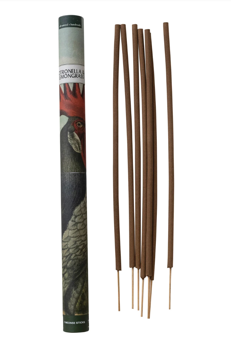 Set of 7 All Natural Handmade Scented Outdoor Incense Sticks