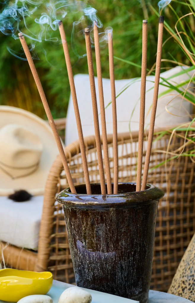 Set of 7 All Natural Handmade Scented Outdoor Incense Sticks