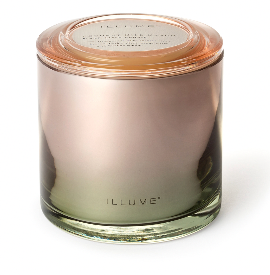Coconut Milk Mango Glass Candle
