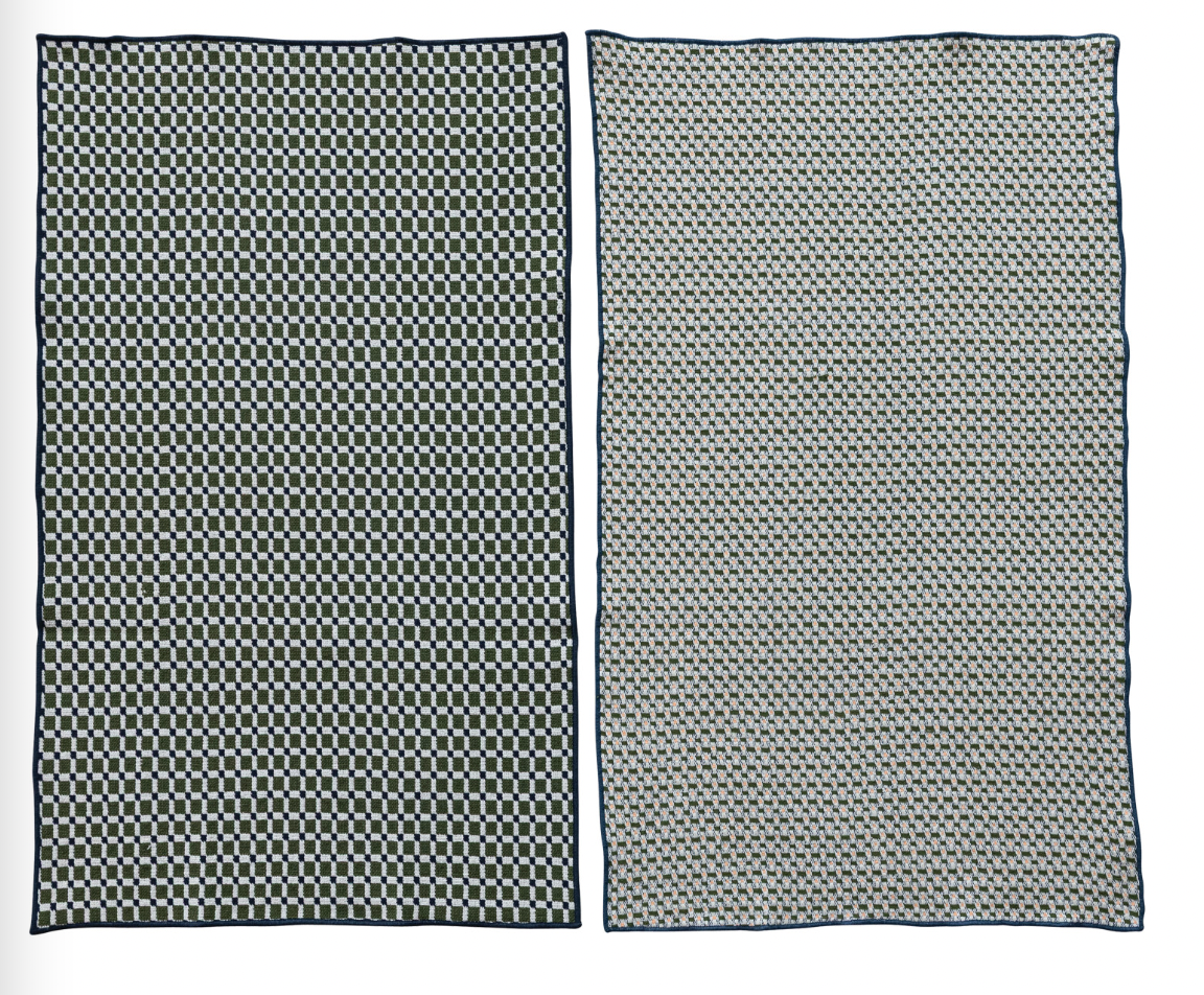Tea Towel with Pattern and Edge