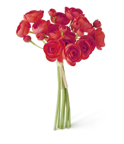 11" Mini Ranunculus Bundle Stems
