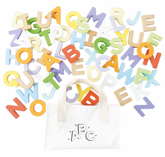 Wooden Alphabet Set in a Bag