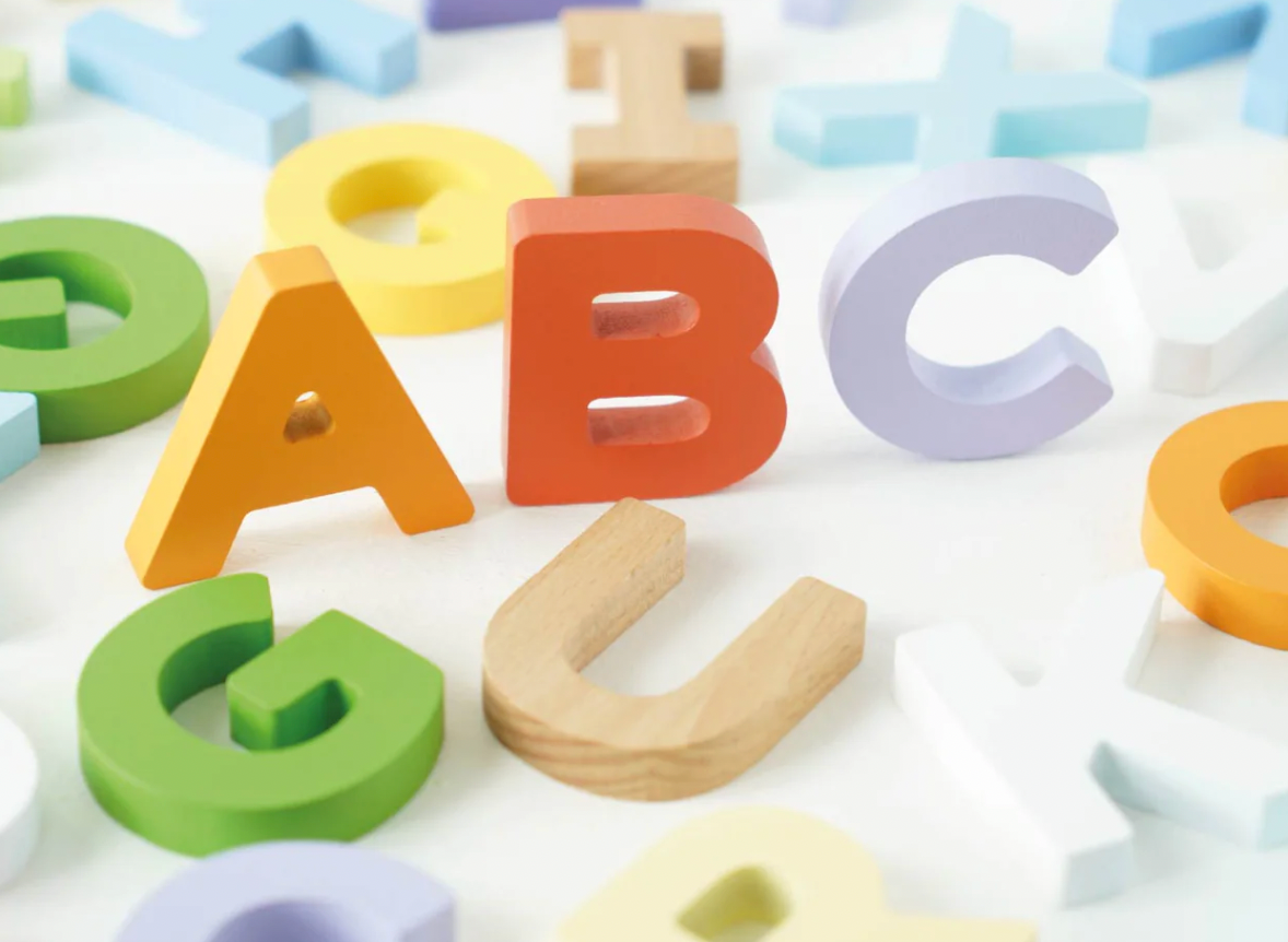 Wooden Alphabet Set in a Bag