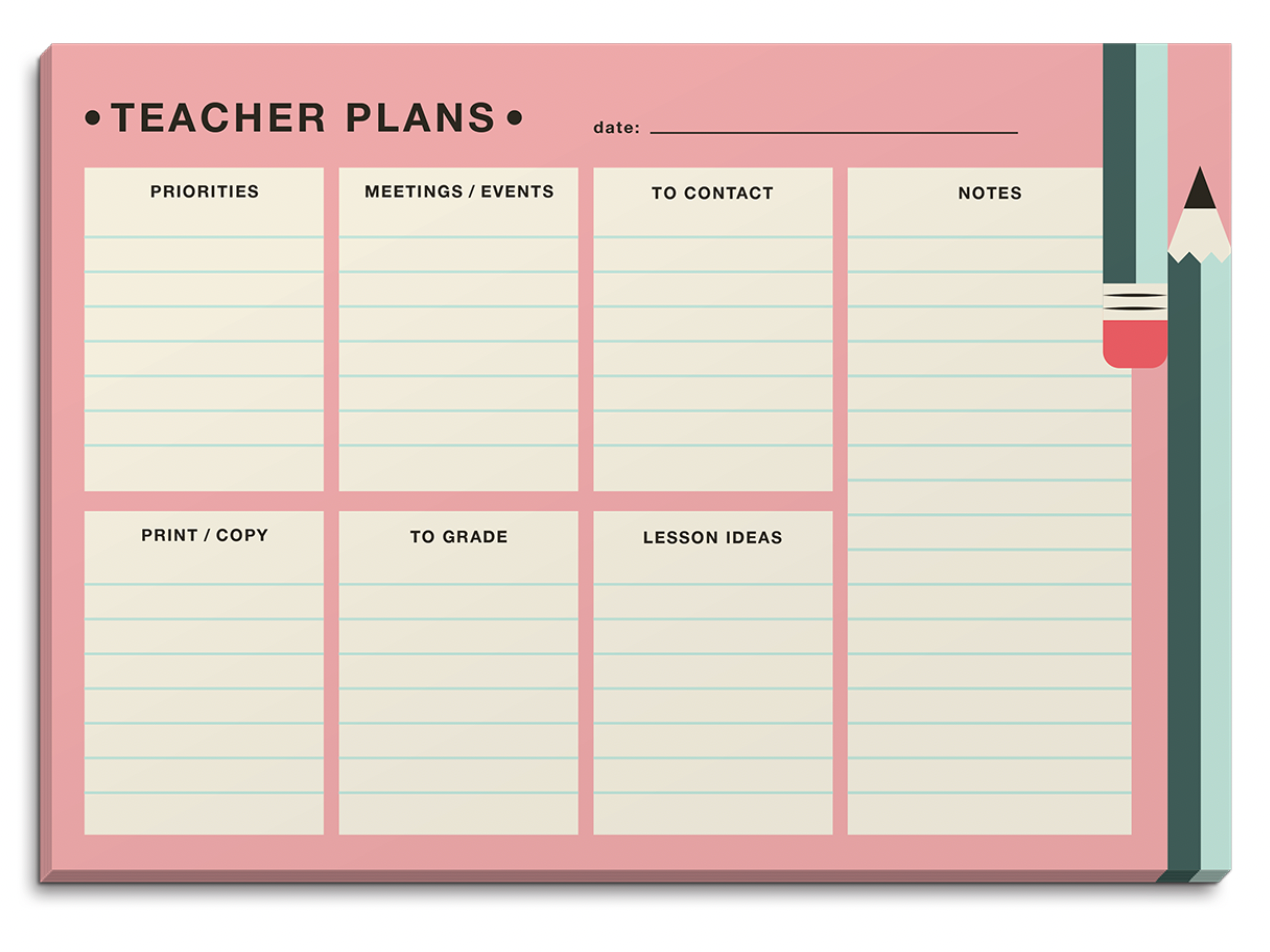 Pink Pencil Deskpad