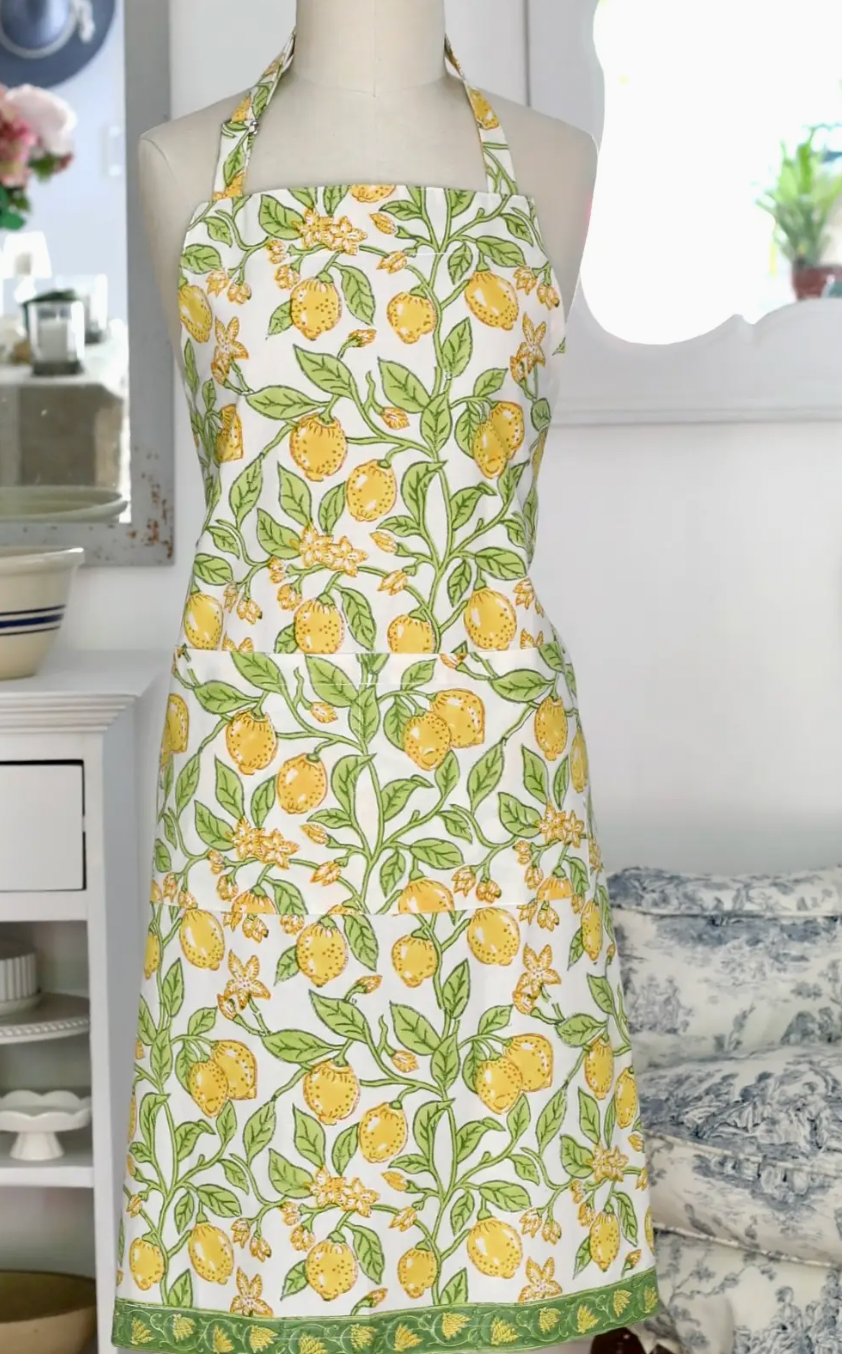 Block Printed Aprons