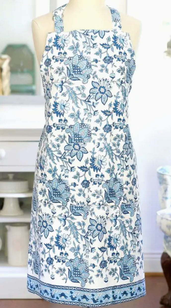 Block Printed Aprons