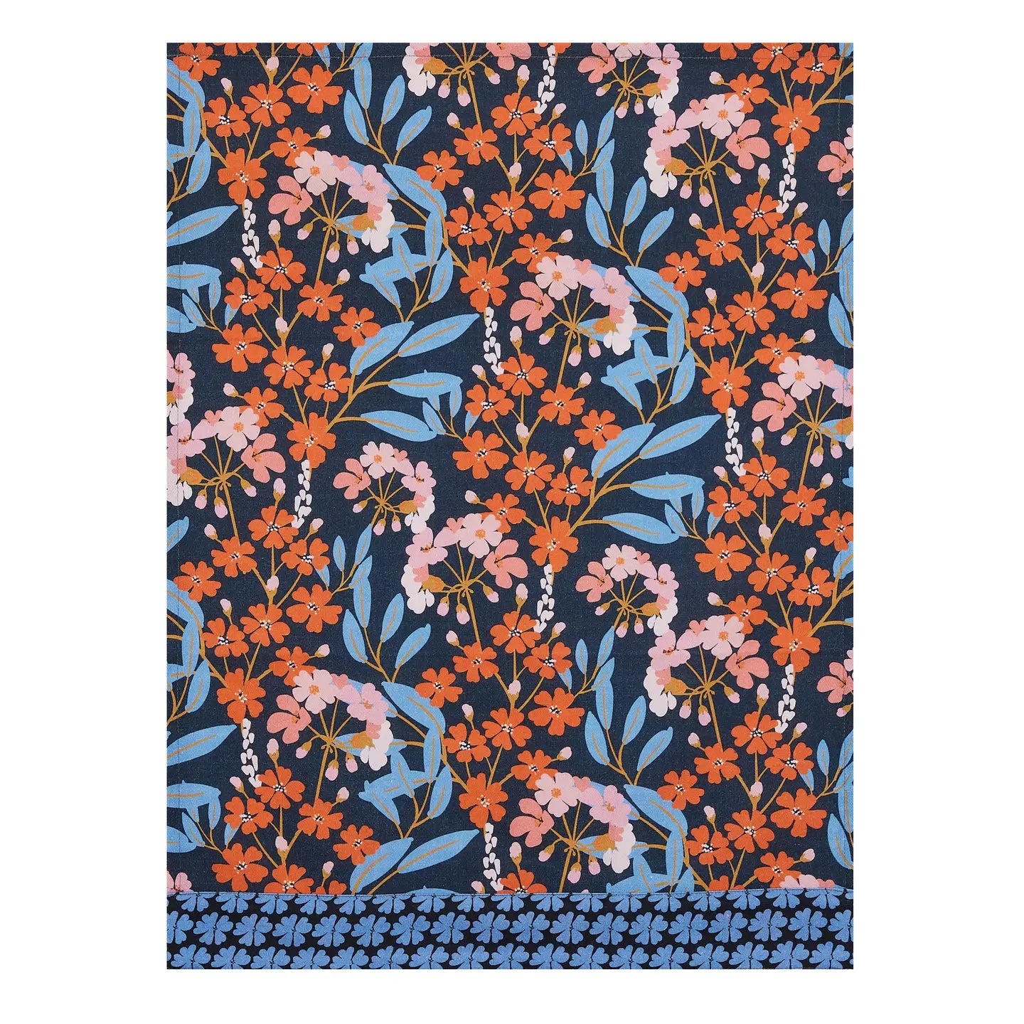 Midnight Floral Kitchen Towel